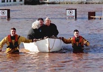 Flood works get under way