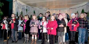 Lit up for christmas