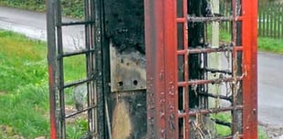 Arsonists destroy phone box ‘library’