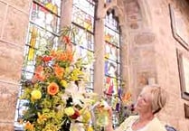 Display depicts church history