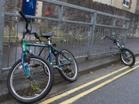 End to man’s bicycle protest against ‘bad  parking’ parents outside Newton Abbot school