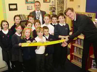 New chapter as author opens library