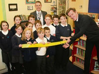 New chapter as author opens library