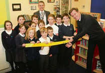 New chapter as author opens library