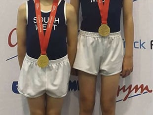 GB tumbling titles for Alfie and Max