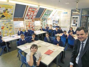 Chudleigh Knighton Primary School pupils' political punditry impresses Central Devon MP