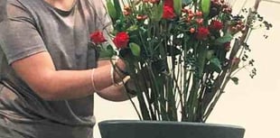 Flower arranger inspires Newton Abbot Flower Club members