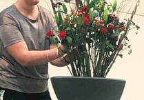Flower arranger inspires Newton Abbot Flower Club members