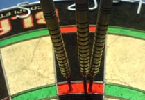 Jon Bush’s 12-dart leg included a 180 and a 170 shootout