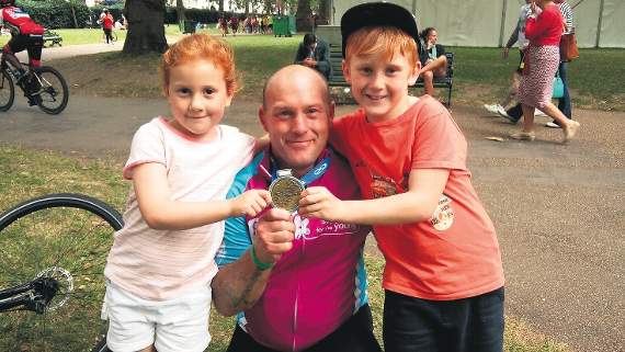 Sponsored cycle raises money for worthy cause