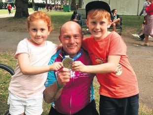 Sponsored cycle raises money for worthy cause