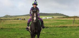 Zara, 7, wins cross country class at first attempt