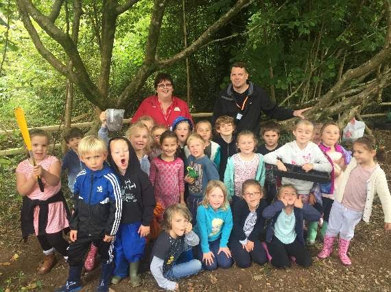 Enchanted magical outdoor learning experience for Kingsteignton school