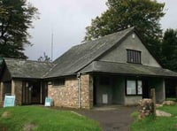 Car catches fire after colliding with tree near Dartmoor information centre