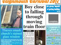 ASHBURTON & BUCKFASTLEIGH: Boy close to falling through moving train floor