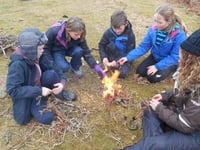 Moreton pupils learn survival skills
