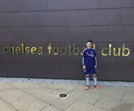 Blue is the colour for hotshot Aaron