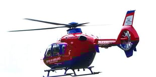 Worker airlifted from Trago Mills