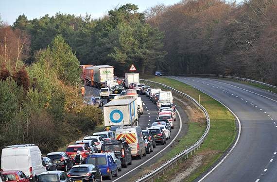Morning collision causes rush hour delays