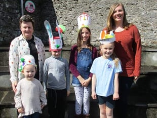 Buckfast school pupils finish term with Easter bonnet parade