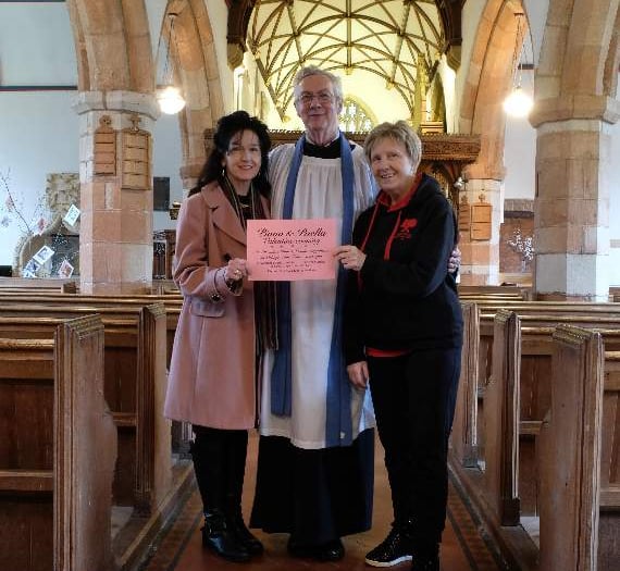 Pie and paella  event in aid of church