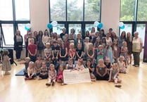 Newton Abbot dance school raises cash for charity