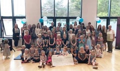 Newton Abbot dance school raises cash for charity