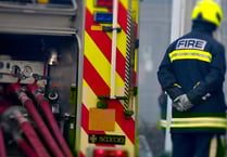 Buckfastleigh fire crew assist at farmhouse fire