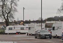 Newton's new impromptu caravan park