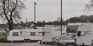 Newton's new impromptu caravan park