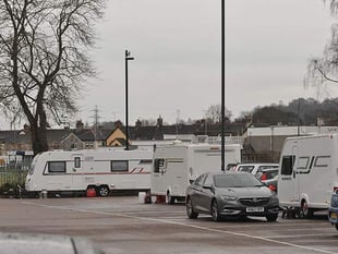Newton's new impromptu caravan park