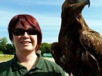 Woman has eagle eyes fixed on fundraising target for bird of prey centre