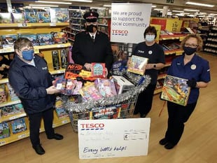 Tesco team at Newton Abbot aims to put a smile on children’s faces