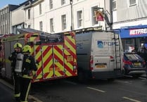 Fire alert at flat over Newton Abbot bookmaker’s shop