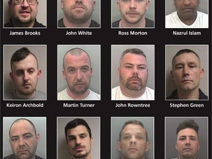 Drugs gang's reign of terror over as 12 jailed
