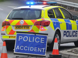 Pedestrian hurt in two-car collision in Dawlish
