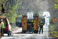 Heath fire forces road closure