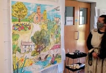 Artist Sandy's work is a real panel beater