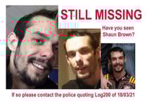 Plea from sister of missing Kingsteignton man Shaun Brown on his birthday