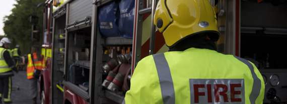 Vehicle catches fire just off A38