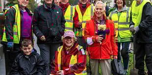 Rotarians brave rains to help beat polio