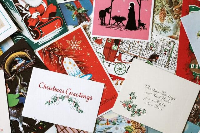 No glitter, Teignbridge Council warns people on Christmas card recycling