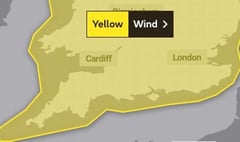 Yellow Warning for Teignbridge updated as Storm Franklin heads in