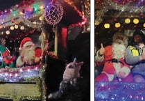 Santa Tractor Express spreads festive cheer