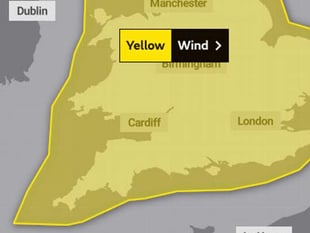 Storm Eunice will bring strong winds and heavy rain to Teignbridge