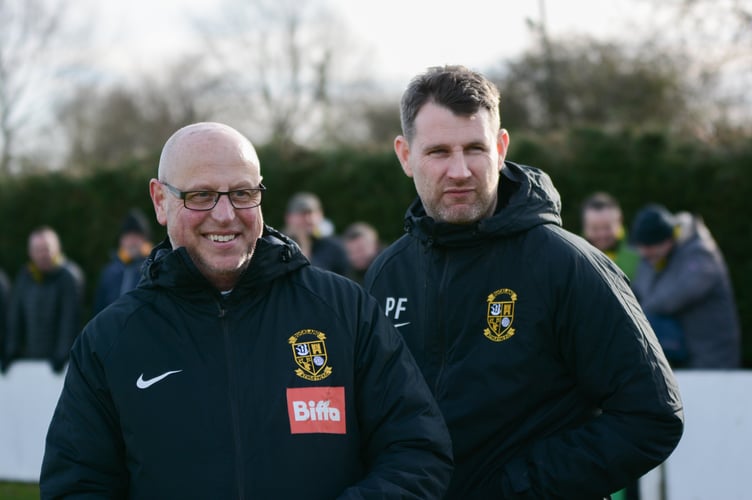 Nick Milton, Paul Froude. Buckland Athletic.
