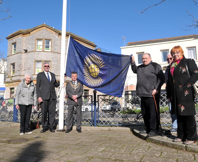 Teignmouth flies the flag on Commonwealth Day