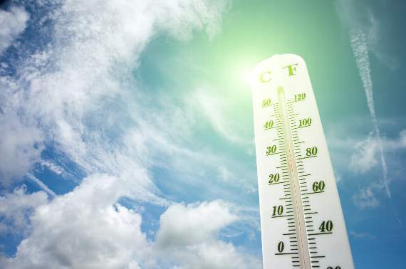 Yellow heat warning issued across the southwest