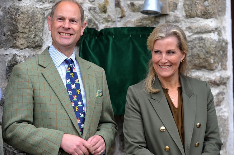 Photo: Steve Pope MDA030522A_SP022
TRH The Earl and Countess of Wessex visit East Shallowford Farm on Dartmoor to open the Farm Development Project 2022.