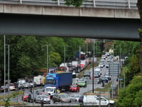 Gridlock as roadworks begin